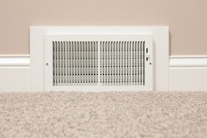 return air vent on wall